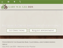 Tablet Screenshot of garywdleedds.com